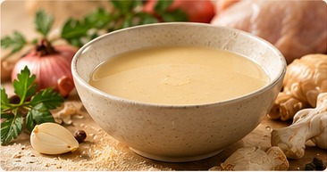 Conceptual food ingredient image for Chicken Paitan Soup 7012
